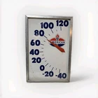 Vintage 1950's To The 1960's Standard Oil Gas Station Thermometer.