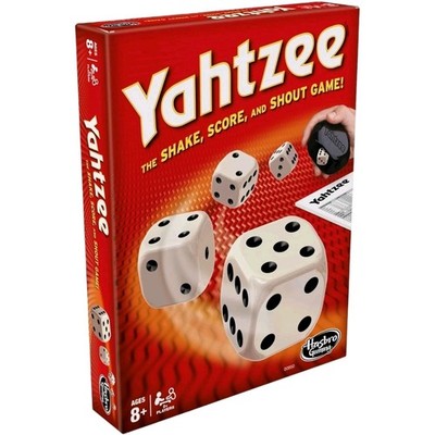 Yahtzee Board Game - Classic Dice Game For Family - Kids & Adults Hasbro Gaming