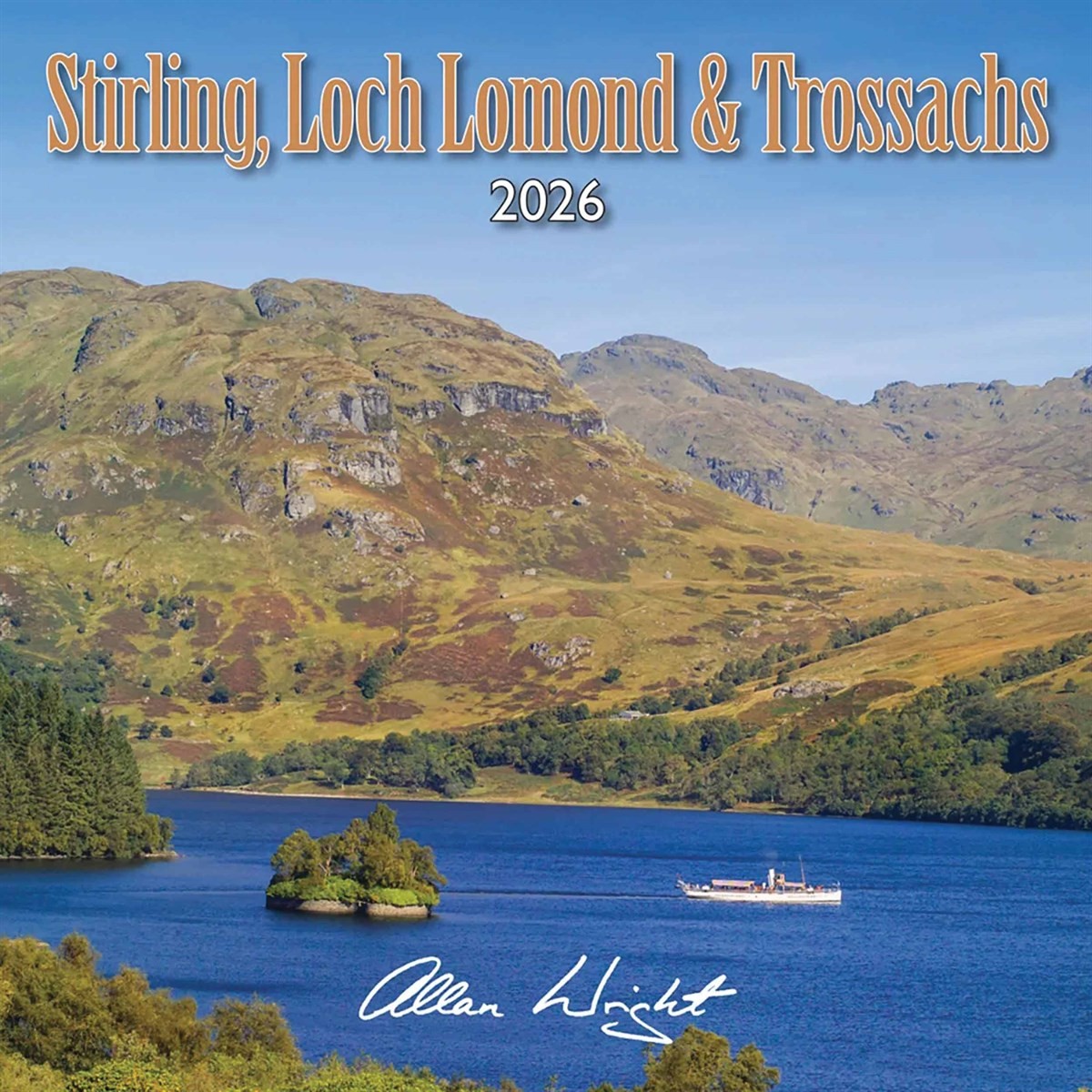 Stirling, Loch Lomond & Trossachs Mini Calendar 2026, Wall Calendars, Gift