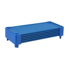 ECR4KIDS STREAMLINE COT READY-TO-ASSEMBLE STANDARD SIZE CLASSROOM - BLUE