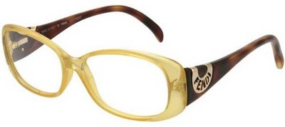 Fendi Women Gold Brown Eyeglasses Frame Glasses F 846 832