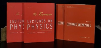 Feynman Lectures on Physics 1 & 2 (Hardcover) + Exercises: Vols 1 2 ~ 1964 VG+++