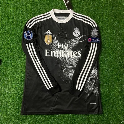 Ronaldo #7 Real Madrid 2014/2015 UCL Long Sleeve Black Dragon