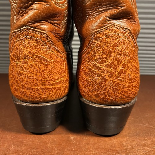 Botas vaqueras Justin para hombre talla 8D de cuero coñac estilo N5408 BONITAS estado - Imagen 7 de 21