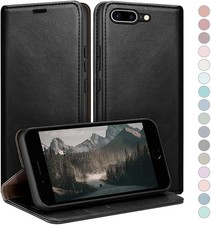 Huouh iPhone 7plus 8plus black wallet mobile phone case uk stock  new RFID