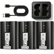 3-Pack Ring Battery 6040mAh for Ring-Video Doorbell 2/3/4/3 Plus, Rechargeabl...