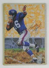 Frank Gifford Signed 4x6 Goal Line Art Card GLAC New York Giants Autographed HOF
