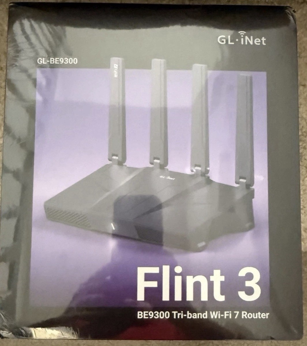 GL.iNet GL-BE9300(Flint 3) WiFi 7 Router WireGuard Gaming