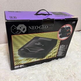 SNK Neo Geo CD CD-T01 Console Complete Set Tested Used Good Condition With Box