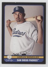 2009 O-Pee-Chee Black Border Adrian Gonzalez #110 uk2
