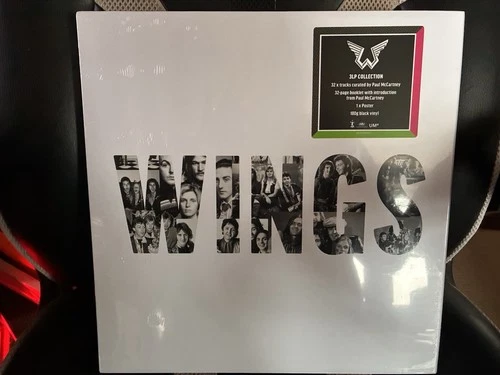 NEW PAUL MCCARTNEY & WINGS TRIPLE BLACK VINYL BOX SET 32 PAGE BOOKLET & POSTER