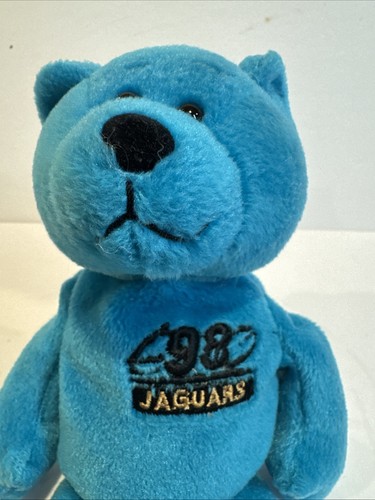 Mark Brunell # 8 Jaguars 1998 Limited Treasures Premium NFL Pro Bear Sitzsack - Bild 2 von 4