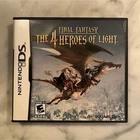 Final Fantasy: The 4 Heroes of Light - Nintendo DS - CIB - Poster & Reg Card