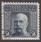 Bosnia & Herzegovina, 1906, compound perforations; 5K - 9½ : 9½ : 12½ : 12½