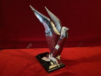 Very Rare !! 1940s Packard Eagle Falcon Wing Hood Ornament As Seen On the Darrin