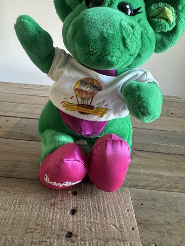 Vintage Baby Bop Celebrating Plush Barney and friends dinosaur 1993 - Picture 2 of 13