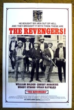 THE REVENGERS 1972 Willian Holden Ernest Borgnine Outlaws! & a Possee! Action
