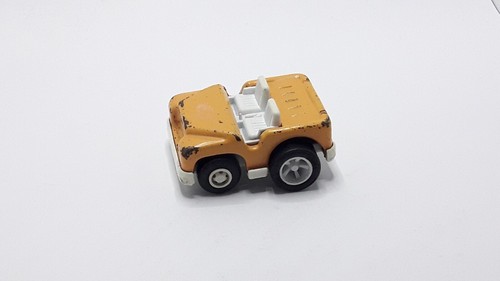 Vintage Tiny Tonka Toy Car Orange Jeep Metal Plastic Rarity Old Made in Japan - Picture 7 of 17