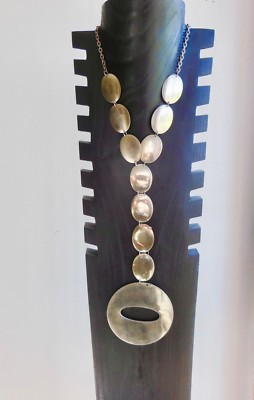 PLASTRON HALSKETTE DER PARADE 70er Jahre - Pierre Cardin jewelry