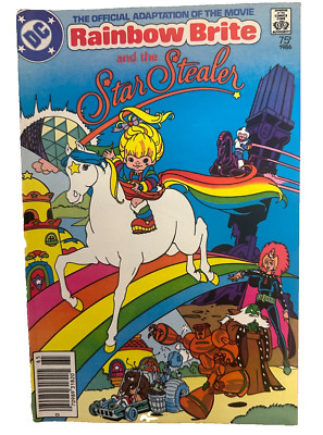 NEW OLD STOCK! 1986 Rainbow Brite and the Star Stealer DC Comic Book. 1986