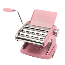 Fresh Pasta Maker Roller Machine for Spaghetti Noodle Fettuccine Stainless Steel