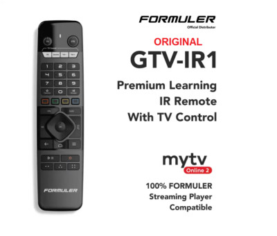 ORIGINAL Formuler GTV-IR1 Hybrid Remote Control compatable with all Formuler Box