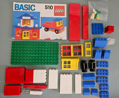 Lego set 510-1 Basic Building Set - all pieces & instructions, 1985
