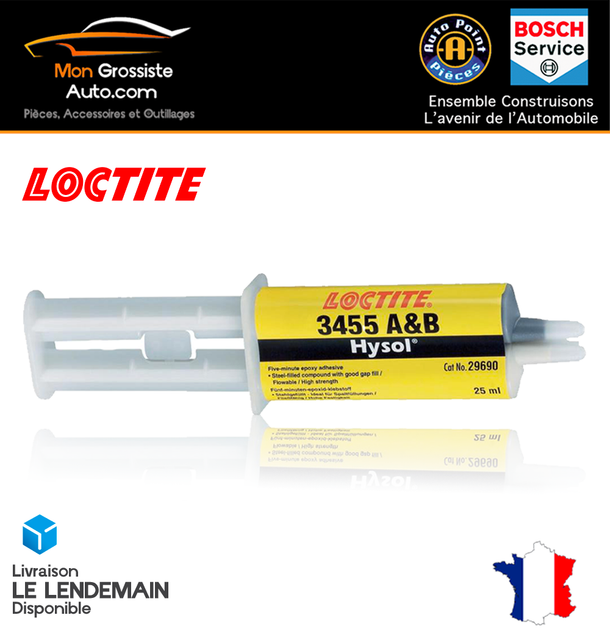 Loctite 3455 Epoxy 5 Min POXYMATIC Aluminum Repair Erases Metal 25ml