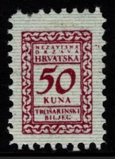 Yugoslavia 1941 50k Luxery Tax Stamp MNH - S33613
