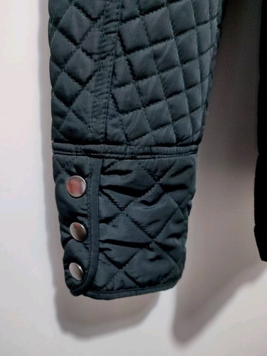Paul Costelloe Black Quilted Jacket Size 14 - Picture 4 of 8