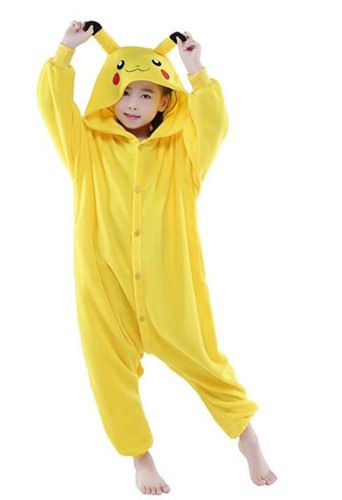Onesie00 Pikachu Pyjamas Party Outfits Kigurumi Nachtwäsche Kostüm DE5 # - Bild 4 von 16