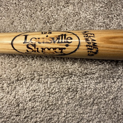Rafael Palmeiro Signed Louisville Slugger Baseball Flame Tempered Wooden Bat - Imagen 4 de 5