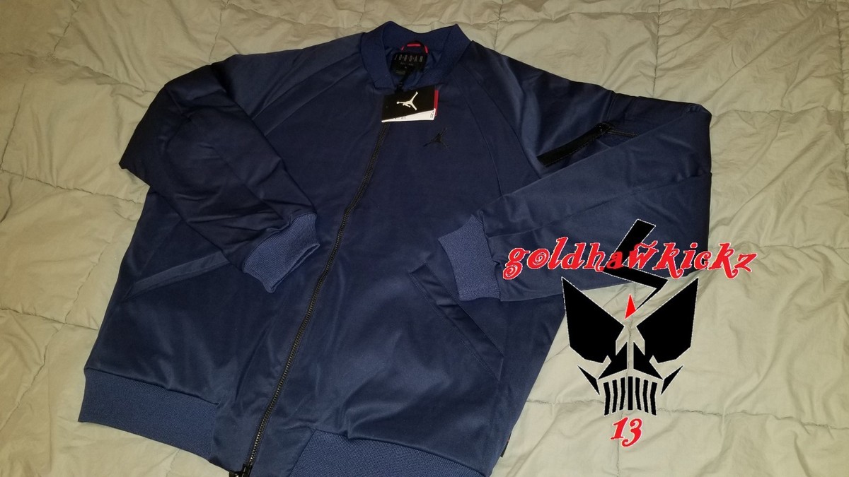 Nike Air Jordan 1 Wings MA-1 Jacket Midnight Navy 879493-410 Nike Air Jordan 1 Wings MA-1 Jacket Midnight Navy 879493-410