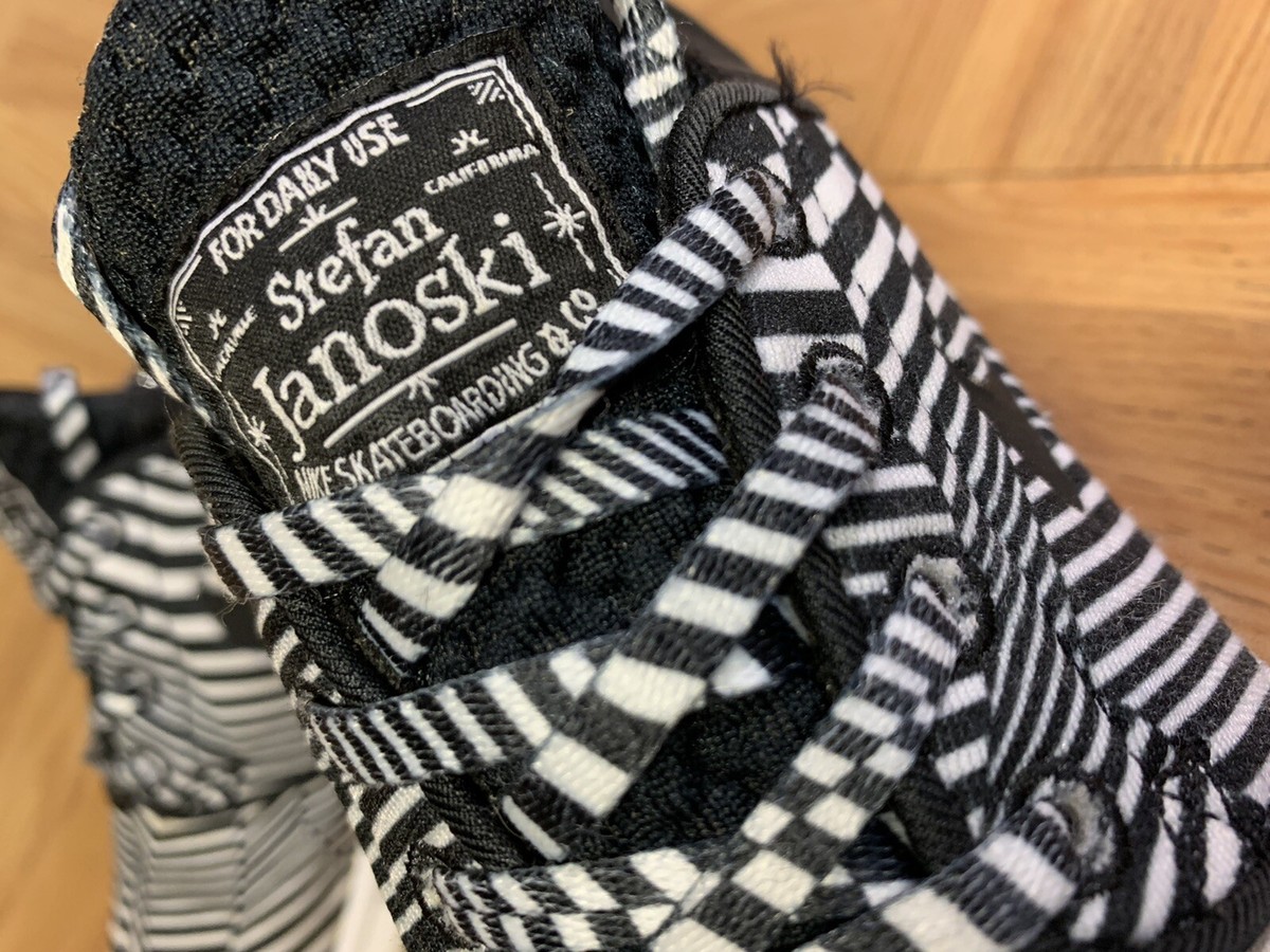 RARE🔥 Nike SB Stefan Janoski Max Dazzle Zebra Optical RARE🔥 Nike SB Stefan Janoski Max Dazzle Zebra Optical