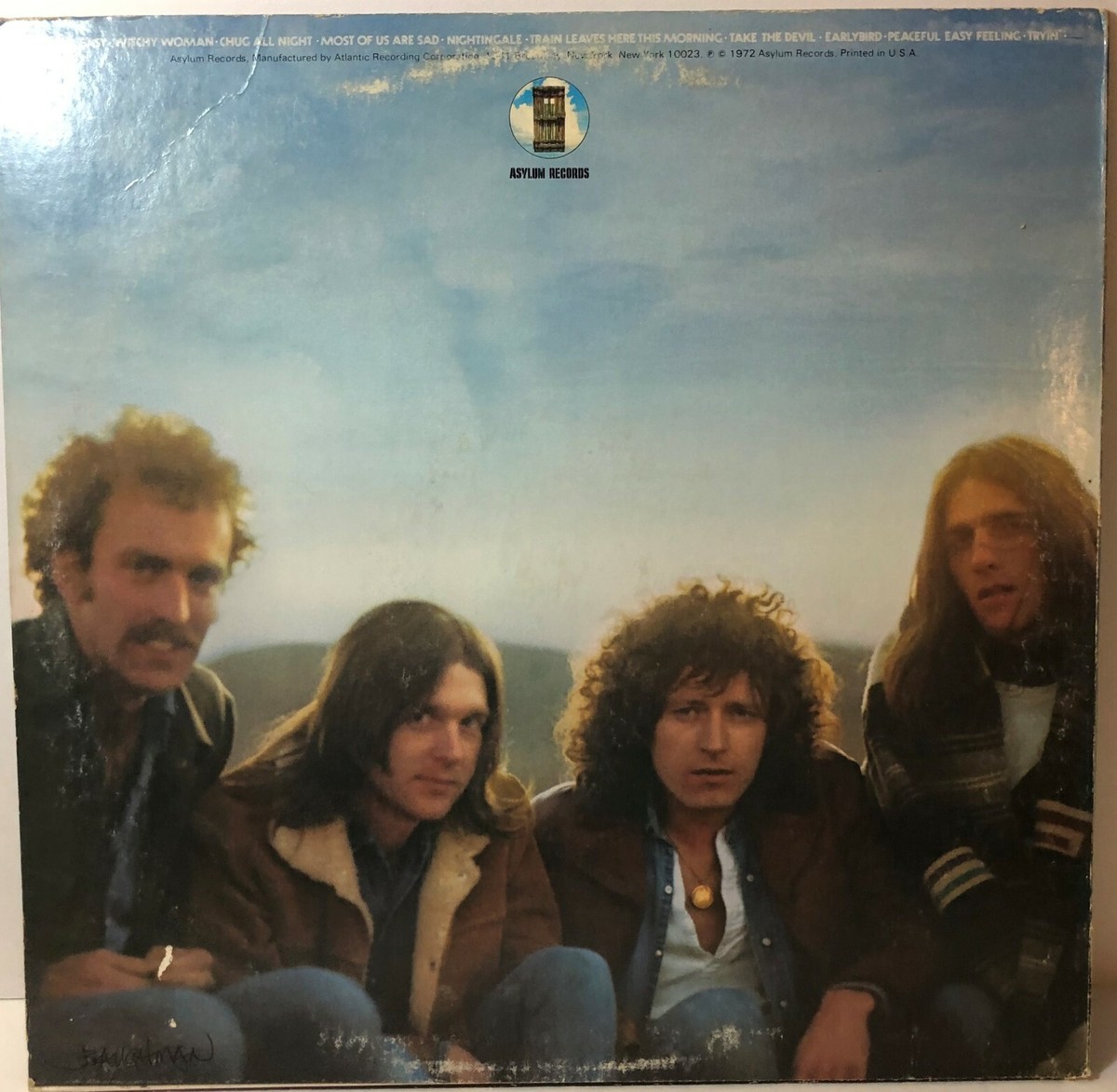 LP イーグルス デビュー IAP80612 ASYLUM /00400 Amazon.co.jp: 日本ASYLUM盤LP初版白ラベルEagles ST (1st) 1972