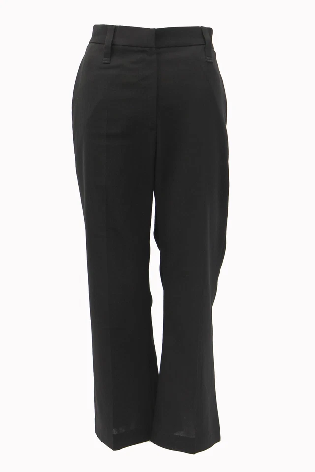 Pantalones de vestir Brunello Cucinelli 100 % lana tejidos fondo campana 42/6 EE. UU. A181 NUEVOS CON ETIQUETAS $1295