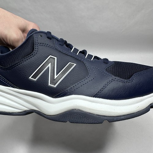 New Balance Men’s 8.5 Navy Blue/White 411 ComfortRide Sneakers MA411LB1 - Picture 4 of 12