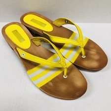 SPERRY Top-Sider Womens Size 9 Sandals Flip Flops Yellow White