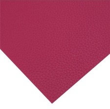 Solid Deep Hot Pink Litchi Texture FAUX LEATHER SHEET 8" x 12" 1064698 Large