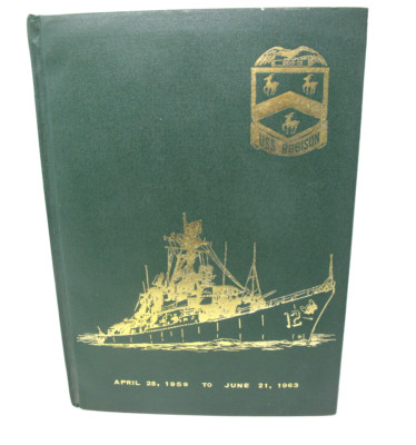 USS ROBISON DDG-12  1956 1963 CRUISE BOOK 1st WESTPAC MONARCH Rescue Clipperton
