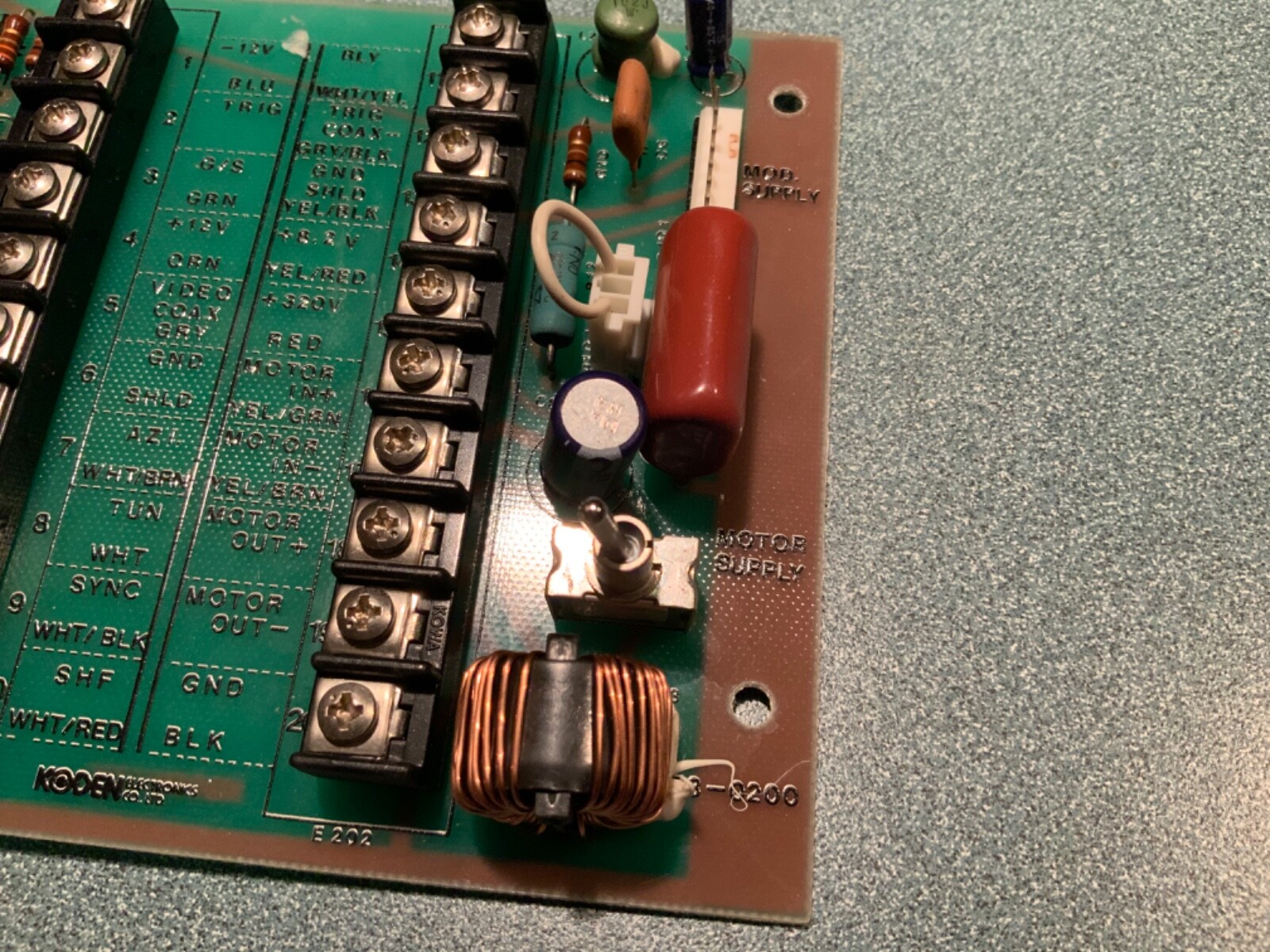 VINTAGE KODEN "AZIMUTH PULSE CIRCUIT" BOARD MARINE RADAR eBay