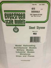 3/16" X 3/16" Square Tile by Evergreen Scale Models EVG4515