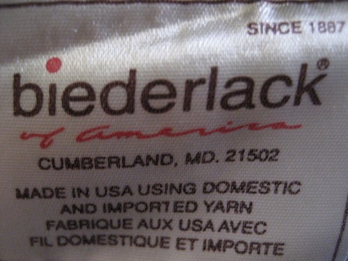 Vintage Biederlack Blanket ~American Eagle Brown~Reversible Throw Brown 60" x76" - Picture 3 of 12