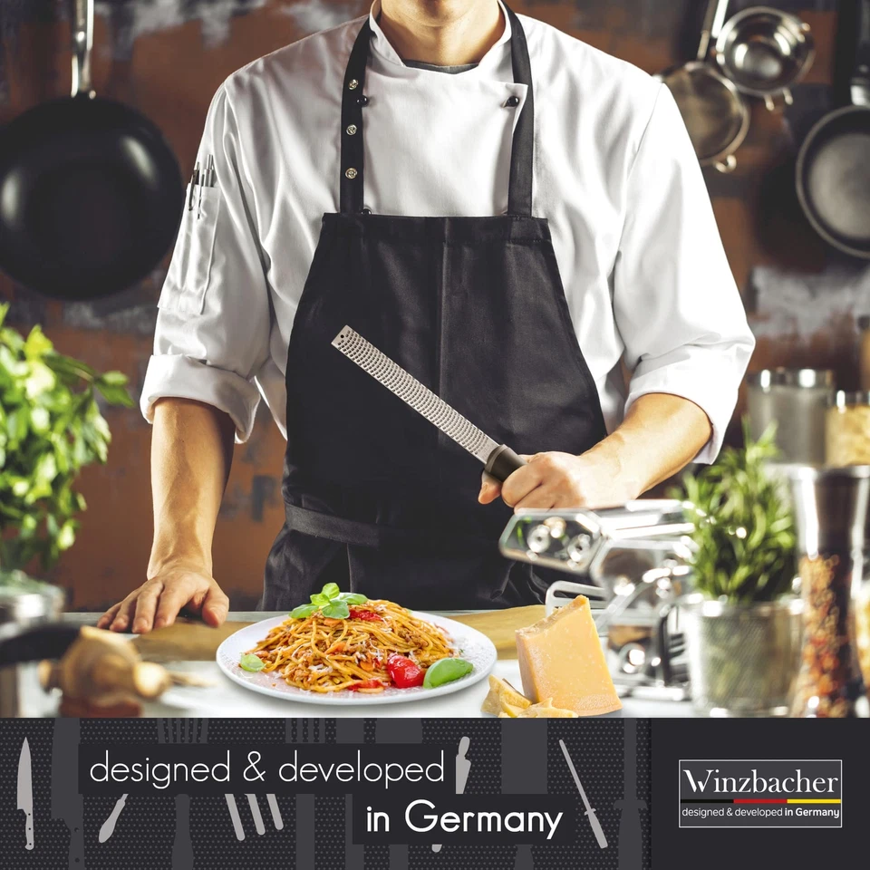 - Premium Zester Reibe I Parmesanreibe Zitronenreibe Muskatnuss Reibe Ingwerr... - Bild 3 von 4