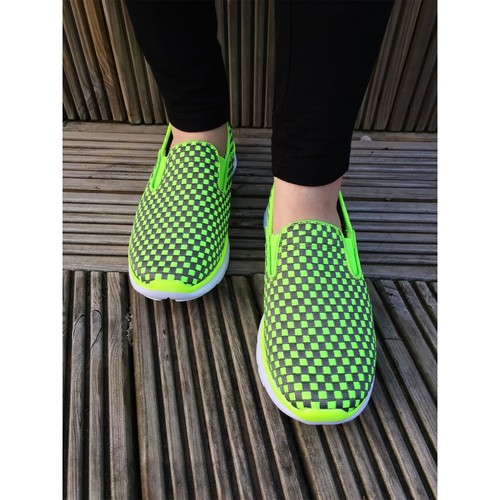 Women Ladies Go Walking Slip On Lightweight Gym Trainers Comfort Shoes UK Sizes - 第 3/16 張圖片