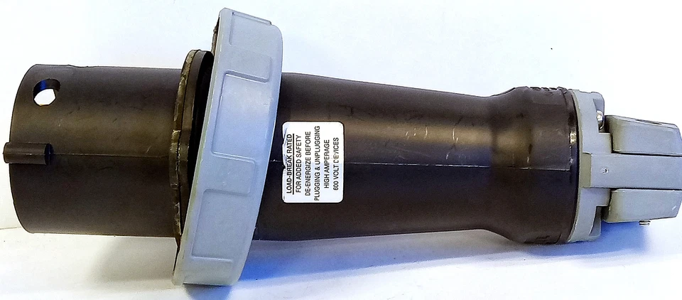 Hubbell 460P5W 3-Pole 4-Wire 600 V 60 A 3-Phase 15 HP Male Plug - Image 4 of 4