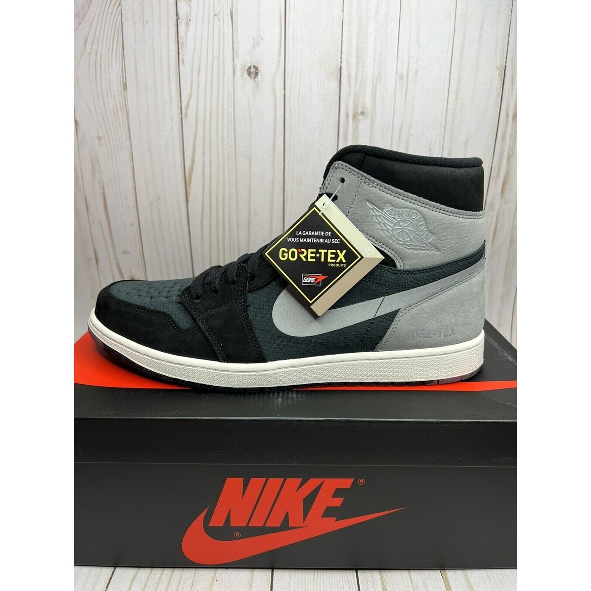 Nike Air Jordan 1 GORE-TEX ブラック/グレー Jordan 1 Element GORE-TEX High Black Particle Grey for Sale
