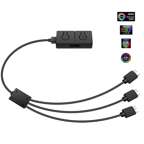 FR RGB Converter Sync with Motherboard 5V ARGB To 12V RGB Converter Portable Use - Bild 6 von 11