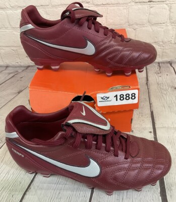 Nike Tiempo Mystic III FG Youth Football Cleat Shoes Burgundy