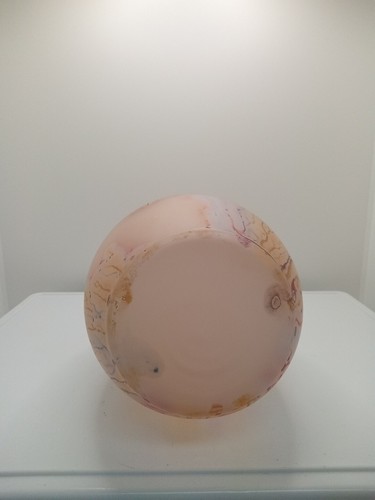 Rueven Weinkaraffe mit 6 kleinen Kelchen rosa/pfirsich mattiert/satiniert - Bild 4 von 24